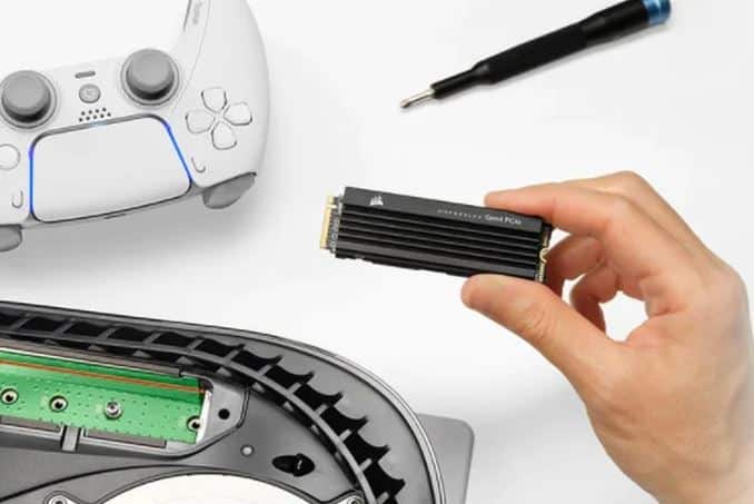 installering af PlayStation 5 SSD