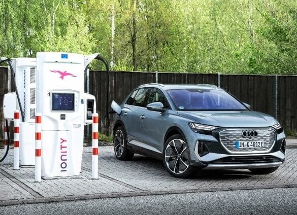 Audi Q4 e-tron får hurtigere opladning