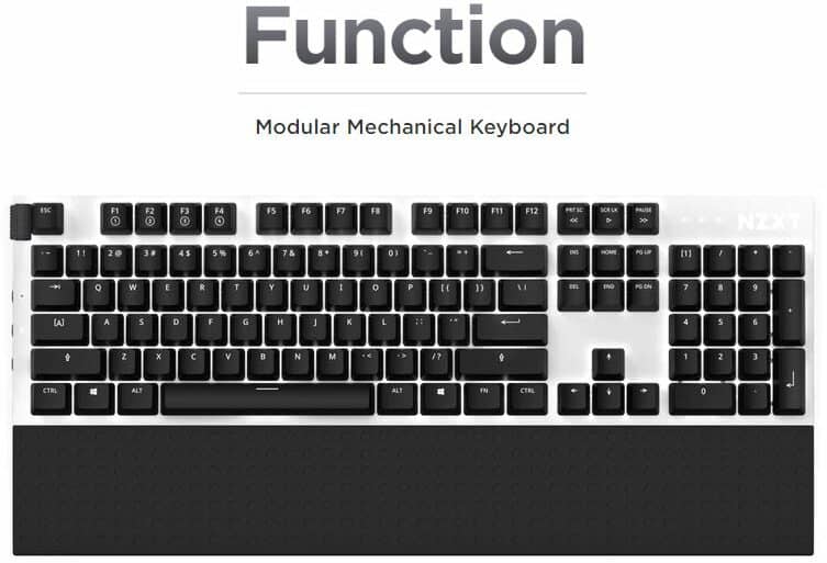 NZXT Function gaming keyboard